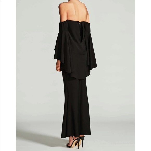 Shona Joy Cassiopea Layered Frill Maxi Dress Size 4. - Picture 2 of 9